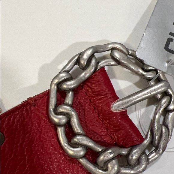 Chicos‎ - size large, Madeline Red Slouch Belt, embellished main image 7